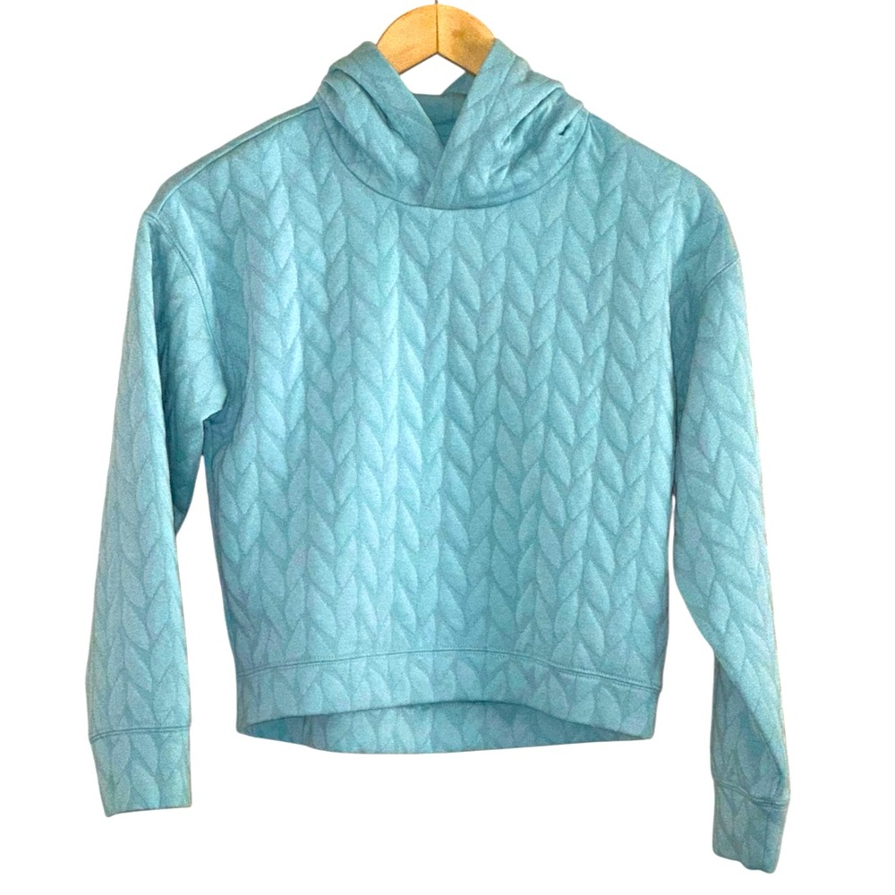 DSG | Cable Jacquard Pullover Hoodie | Size M Juniors